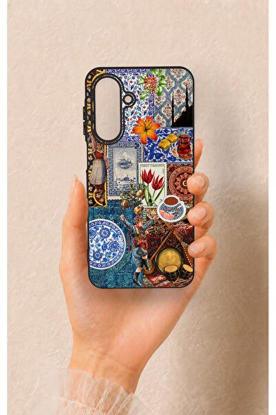 Vip Case Samsung A26 Uyumlu Osmanlı ve Türk Kültürü Desenli Silikon Kılıf