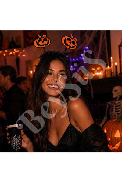 BeySüS Halloween Pumpkin Swinging Crown