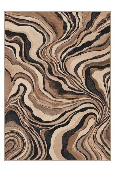 Rugs Modern Halı Dora Leopard Patterned Woven Base Decorative Carpet Sdtamour...