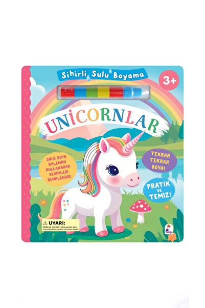 İndigo Çocuk Sihirli Sulu Boyama - Unicornlar