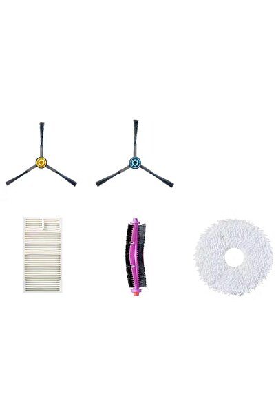 Midea Set de accesorii V12: 6 perii laterale, 2 role, 3 filtre HEPA, 4 lavete...