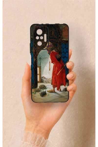 Vip Case حافظة سيليكون متوافقة مع هاتف Redmi Note 10 Pro بنمط مدرب السلحفاة