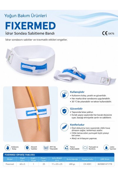 fixermed İdrar Sondası Sabitleme Bandı