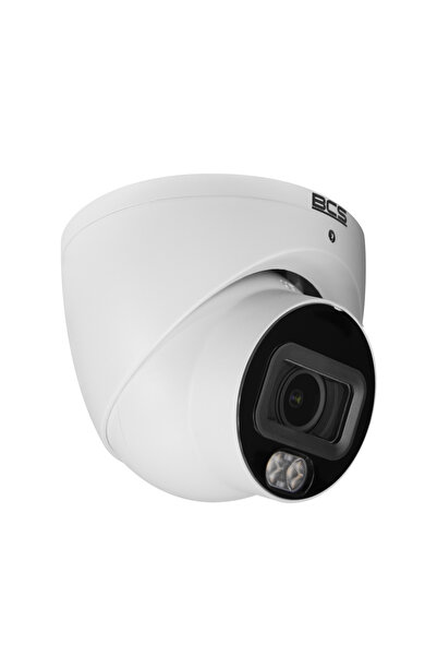 BCS L-EIP14FCL3-Ai1 Cameră IP Dome de exterior 4MP, 2.8mm, Lumină albă 30m, M...