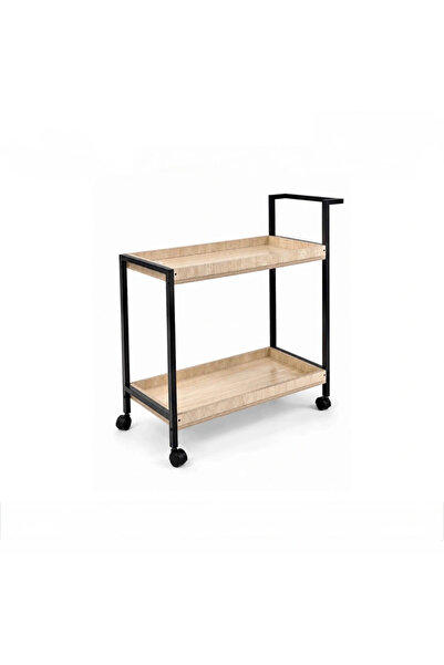 Generic Brand Luxury Beige Serving Cart