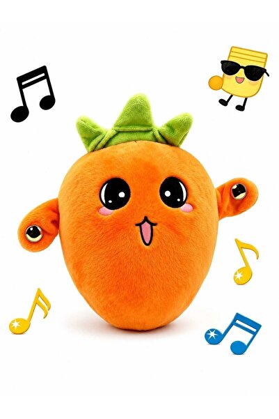 PopZa Touch-Sensitive Musical Carrot Plush – Interactive Fruit Piano Toy for ...