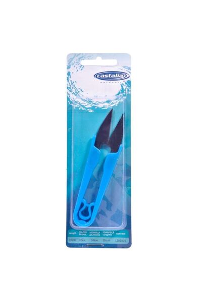 CATIANO Foarfeca de pescuit metalica bleu 9cm