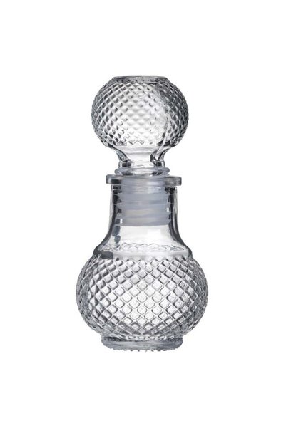 CATIANO Sticla Lichior Rotunda Transparenta cu Model Reliefat Dots 50ml
