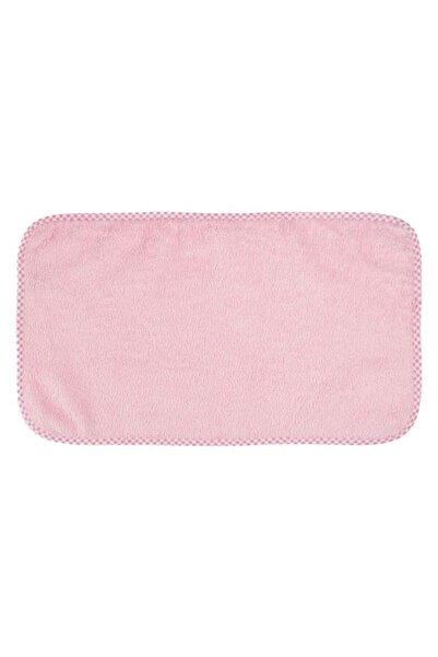 CATIANO Prosop din Bumbac Roz cu Margine in Carouri 50x30cm