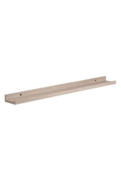 CATIANO Raft Suspendat de Perete de Culoare Naturala 80x10x4cm