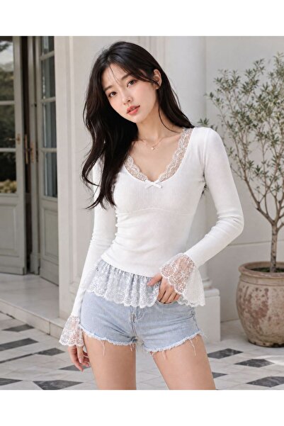 İsra Ayyıldız Moonstar Collection Victorian Gothic soft tam boy dantel detayl...
