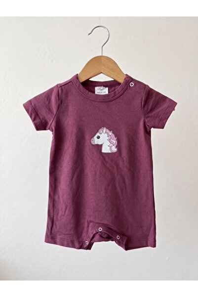 Fuar Baby Miniklere Özel Kız & Erkek Bebek Pamuklu Kısa Paça Tulum