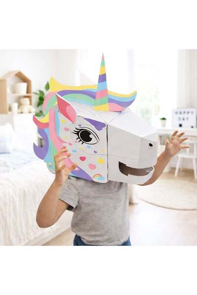 CATIANO Set Creativ Masca din Hartie Unicorn