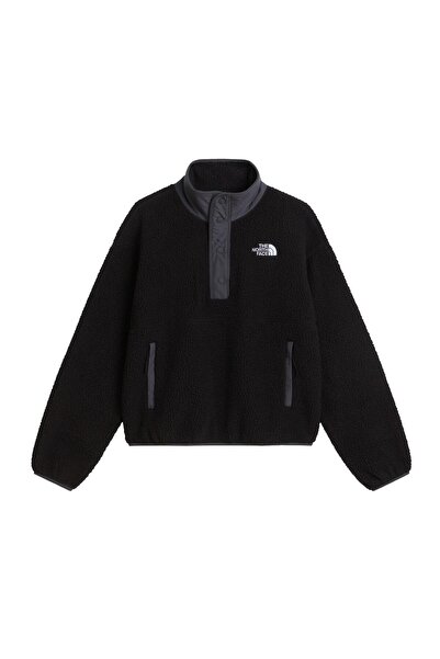 THE NORTH FACE W CRAGMONT SNAP 1/2 FLEECE JACKET Kadın Ceket NF0A8J42W9O1 Siy...