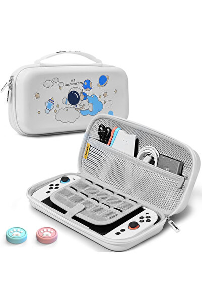 OtherMax Husă de protecție pentru Nintendo Switch 2 cu 10 sloturi pentru jocu...