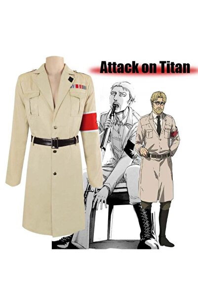 Generic Anime Attack on Titan Reiner Braun Costume Uniform Suits Attack on Ti...