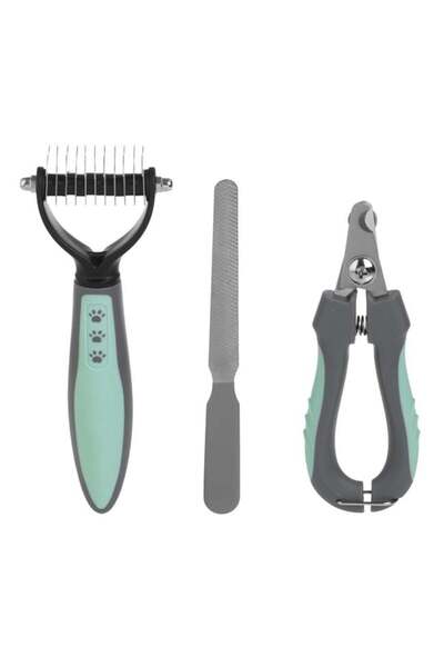 CATIANO Kit Ingrijire PET cu Perie Unghiera & Pila