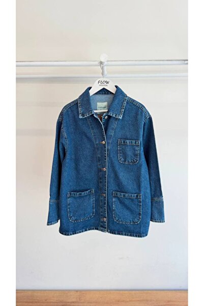 Feliz Royal Cepli Denim Ceket MAVİ