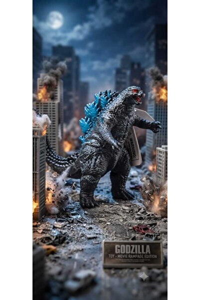 feys shop Godzilla Sesli Oyuncak Figür 25 cm - Gerçekçi Ses Efektli Godzilla ...