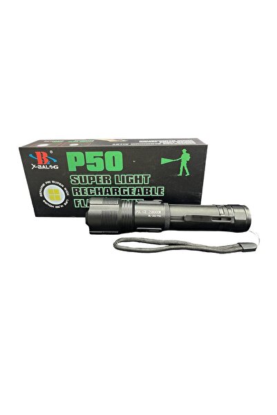 Bailong Επαναφορτιζόμενος φακός LED P50 bl-z02-p50