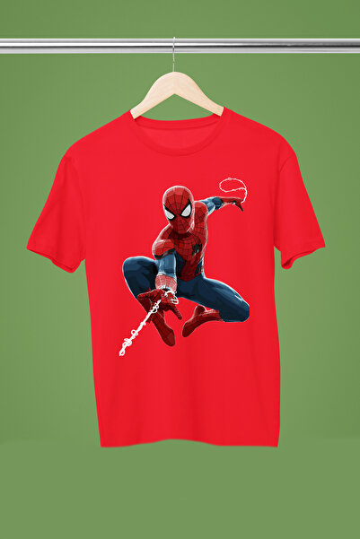 MAGORS Spider Man Printed Crewneck Short Sleeve Children's T-Shirt