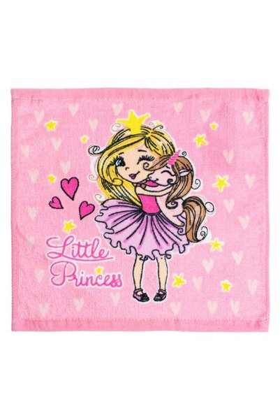 CATIANO Prosopel din Bumbac Roz Printesa pentru Fete 30x30cm