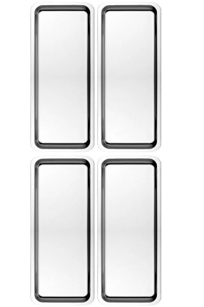 Kittiwake Home Life 4 قطع من صينية تقديم معدنية مستطيلة الشكل فضية اللون مقاس...