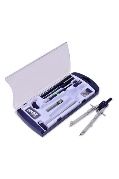 CATIANO Set Compas Metalic cu Roata - 10 piese