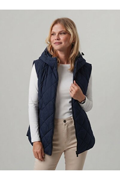 PIQUE Women's Vest Baklava Pattern Quilted Women's Vest