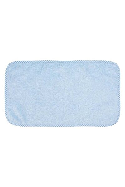 CATIANO Prosop din Bumbac Albastru cu Margine cu Carouri pentru Fata 50x30cm