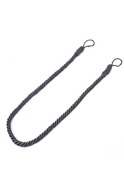 CATIANO Cordon Decorativ Gri pentru Perdea 35cm