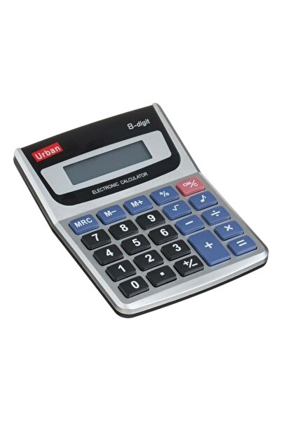 CATIANO Calculator Urban Argintiu cu 8 cifre 9.5x12x3cm