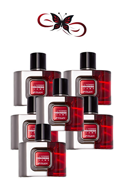 Faan 6 Pieces L'Homme Highness Flame Perfume 100 ML