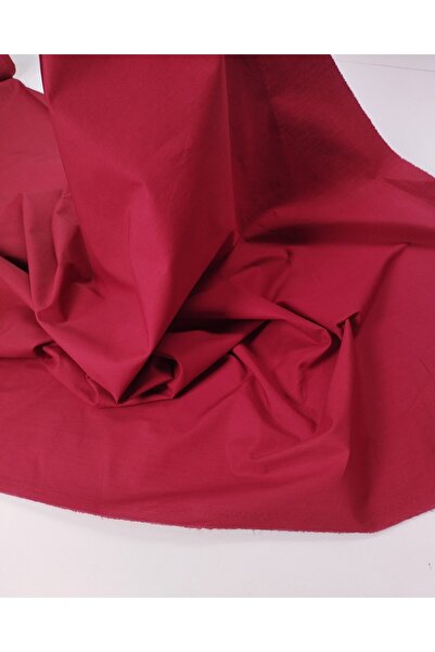 Kumaş Parça 100% Cotton 115 Gr/M2 Claret Red Tok Poplin Woven Fabric for Shir...