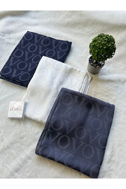 shalby Hijab Cotton Soft Textured Viva Pattern Jacquard Shawl Set of 3 and Ma...