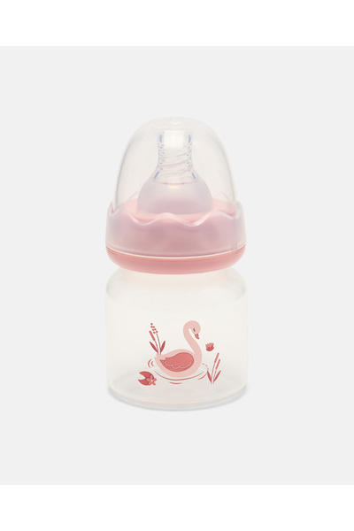 BABIES & More Printed Pink Feeding Bottle