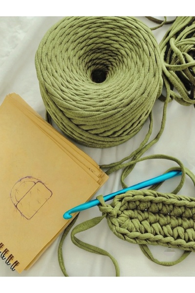 UMRA collection Combed Cotton Thread 300-400Gr-Color-Green Tone