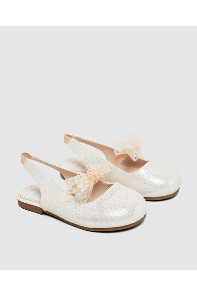 BABIES & More Embellished Slip-On Round Toe Slingback Sandals