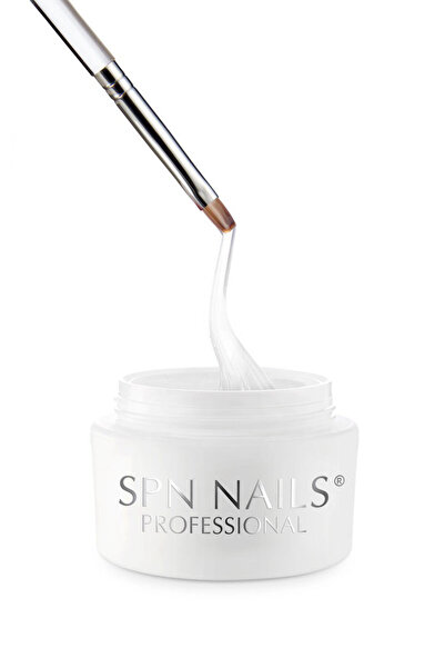 spn nails professional Gel de cauciuc transparent lăptos 50g