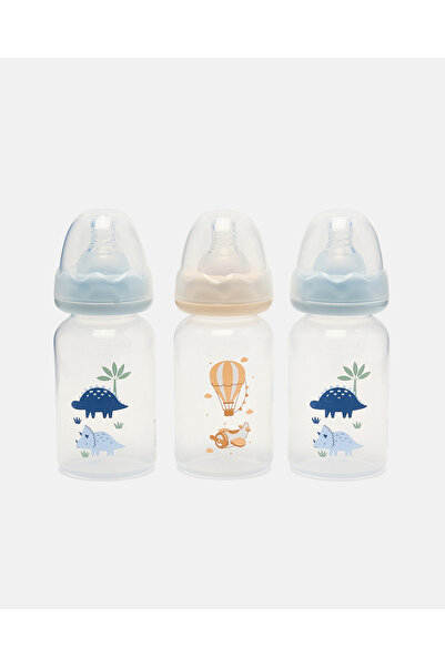 BABIES & More Printed Pack Of 3 Feeding Bottle