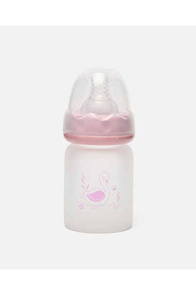 BABIES & More Printed Pink Feeding Bottle