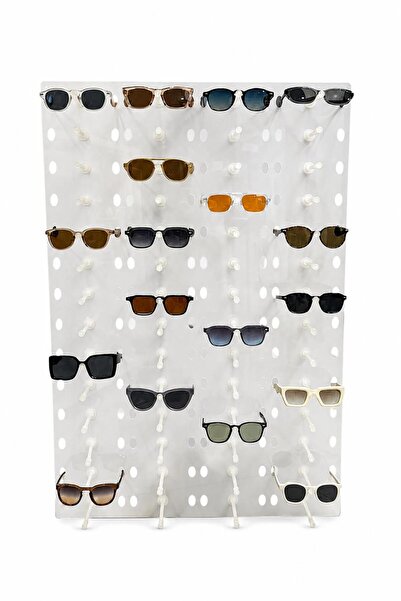 STAND MARKET Wall Mounted Glasses Stand 56 Plexi 99X67 cm Glasses Organizer