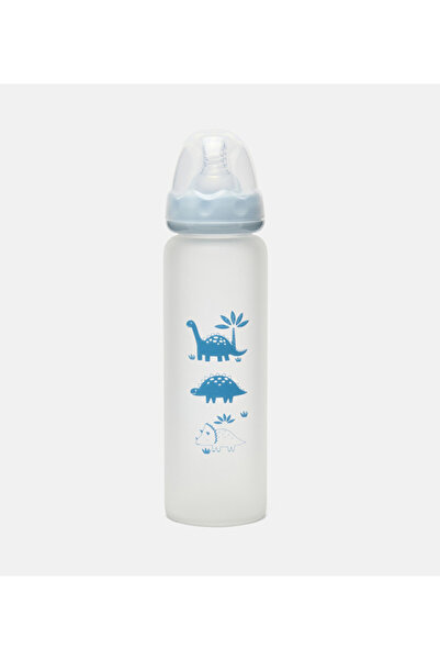 BABIES & More Printed Blue Feeding Bottle