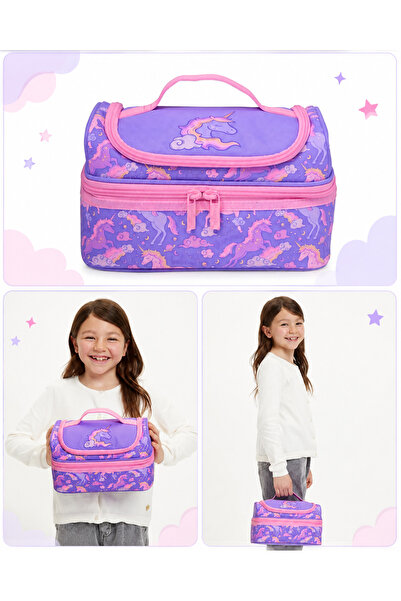 SMIGGLE Eclipse Mor Unicorn Temali Beslenme Aksesuari