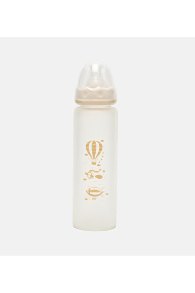BABIES & More Printed Off White Feeding Bottle