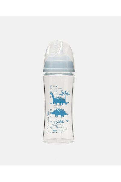 BABIES & More Printed Blue Feeding Bottle