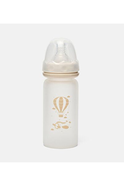BABIES & More Printed Off White Feeding Bottle