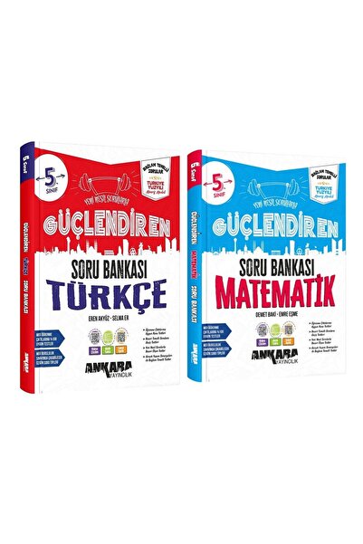 Ankara Kitap Merkezi Ankara Yayıncılık 5.Sınıf Matematik ve Türkçe Güçlendire...