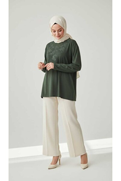 ECE GİYİM Women's Middle-Aged and Older Women's Seasonal Plus Size Nergi̇s Bl...