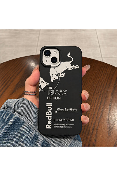 MustCase iPhone 13 / 14 / 15 Uyumlu Red Bull Black Edition Telefon Kılıfı – S...